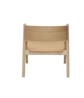 Bild von Hübsch Oblique Lounge Chair Sitzhöhe: 75 cm – Natur