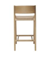 Bild von Hübsch Oblique Bar Stool H: 103 cm - Natural 