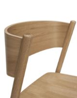 Bild von Hübsch Oblique Bar Stool H: 103 cm - Natural 