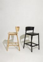 Bild von Hübsch Oblique Bar Stool H: 103 cm - Natural 