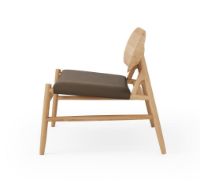 Bild von Brdr Krüger Ferdinand Lounge Chair SH: 41,5 cm – Eiche/Zimt 30146