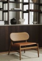 Bild von Brdr Krüger Ferdinand Lounge Chair SH: 41,5 cm – Eiche/Zimt 30146