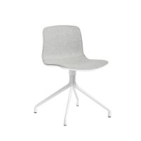 Bild von HAY AAC 10 About A Chair Vorderpolsterung SH: 46 cm – Weiß pulverbeschichtetes Aluminium/Weiß/Divina 120