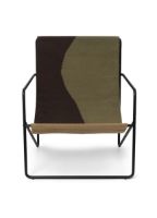 Bild von Ferm Living Desert Lounge Chair SH: 20 cm - Schwarz/Dune