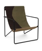 Bild von Ferm Living Desert Lounge Chair SH: 20 cm - Schwarz/Dune