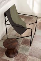 Bild von Ferm Living Desert Lounge Chair SH: 20 cm - Schwarz/Dune