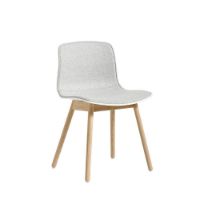 Bild von HAY AAC 12 About A Chair Frontpolsterung SH: 46 – Lackierte massive Eiche/Weiß/Divina Melange 120