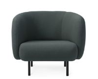 Bild von Warm Nordic Cape Lounge Chair SH: 42 cm – Petrol-Farbton