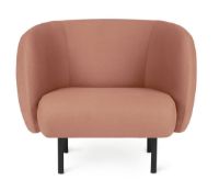 Bild von Warm Nordic Cape Lounge Chair SH: 42 cm – Blush