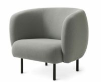 Bild von Warm Nordic Cape Lounge Chair SH: 42 cm – Mintgrau