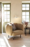 Bild von Warm Nordic Cape Lounge Chair Stitch SH: 42 cm – Warm Grey
