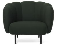 Bild von Warm Nordic Cape Lounge Chair Stitch SH: 42 cm – Waldgrün