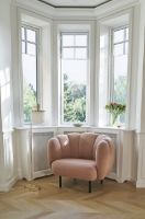Bild von Warm Nordic Cape Lounge Chair Stitch SH: 42 cm – Waldgrün