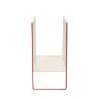 Bild von Hübsch String Magazinhalter H: 50 cm - Rot/Weiß