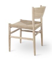 Bild von Mater Nestor Sidechair SH: 44 cm – Sitzfläche aus Weißeiche/Naturpapierkordel