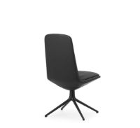 Bild von Normann Copenhagen Off Chair Lav m. Pude H: 100,8 cm – Schwarz/Ultra-Leder Schwarz