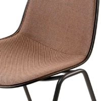 Bild von Mater Eternity Sidechair W Full Front Polsterung SH: 46 cm – Re-Wool Rust 378