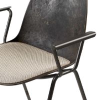 Bild von Mater Eternity Sessel Polsterung Sitzfläche SH: 46 cm – Re-Wool Beige 218