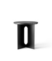 Bild von Audo Copenhagen Androgyne Tischplatte Ø: 42 cm – Nero Marquina Marmor