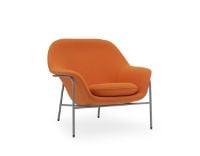 Bild von Normann Copenhagen Drape Lounge Chair Low Steel H: 85 cm – Remix 536