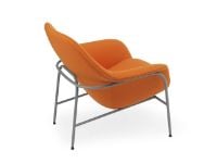 Bild von Normann Copenhagen Drape Lounge Chair Low Steel H: 85 cm – Remix 536