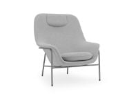 Bild von Normann Copenhagen Drape Lounge Chair High Steel H: 103 cm - Hallingdal 0110