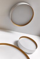 Bild von LOOM Design Lucia Deckenleuchte Ø: 35 cm - Weiß/Gold