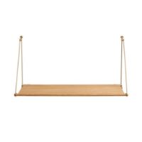 Bild von We Do Wood Loop Schreibtisch B: 104 cm – Eiche/Messing