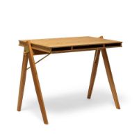 Bild von We Do Wood Field Schreibtisch 95 x 55 cm – Eiche/Messing