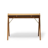 Bild von We Do Wood Field Schreibtisch 95 x 55 cm – Eiche/Messing