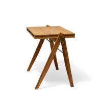 Bild von We Do Wood Field Schreibtisch 95 x 55 cm – Eiche/Messing