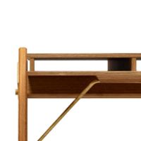 Bild von We Do Wood Field Schreibtisch 95 x 55 cm – Eiche/Messing