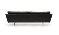 Bild von Mogens Hansen MH GRASP L Sofa – Preston Schwarz/Schwarz