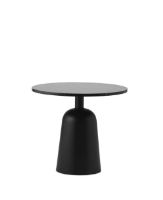 Bild von Normann Copenhagen Drehtisch H: 41,5–64 cm – Schwarz/Marmor