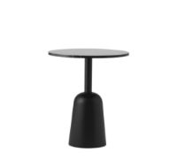 Bild von Normann Copenhagen Drehtisch H: 41,5–64 cm – Schwarz/Marmor