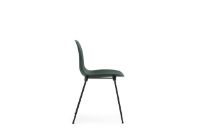 Bild von Normann Copenhagen Form Stuhl stapelbar SH: 44,2 cm - Grün/Schwarz