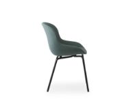 Bild von Normann Copenhagen Hyg Comfort Stühl SH: 46 cm – Greenford/Schwarzer Stahl