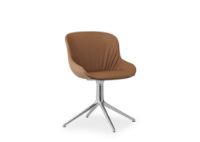 Bild von Normann Copenhagen Hyg Comfort Stühl SH: 46 cm – Brandy/Aluminium