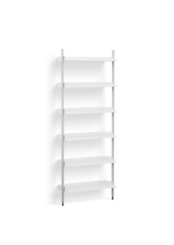 HAY Pier System 101 1 Column 82x209 cm - PS White Steel/Clear Anodised Profiles