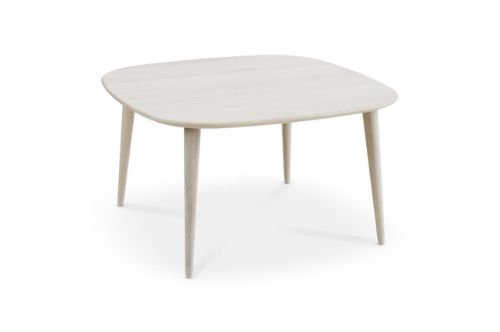 Thomsen Furniture Oak Sofabord 80x80 cm - Hvidolieret Eg