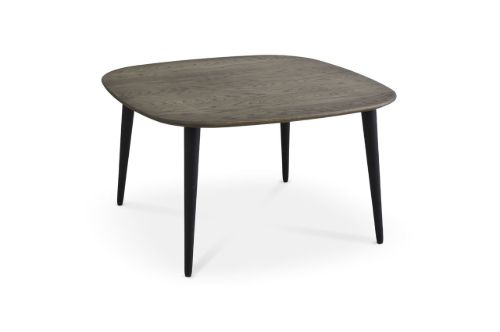 Thomsen Furniture Oak Sofabord 80x80 cm - Røget Eg/Sort Eg