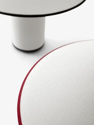&Tradition Colette ADT6 Tischlampe H: 30 cm - Weiß/Merlot