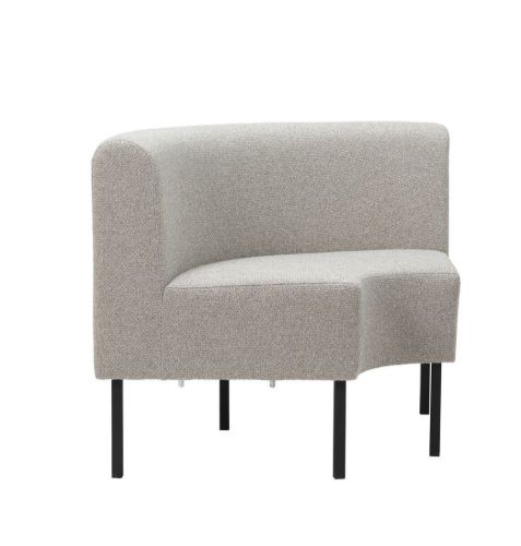 House Doctor Sofa-Ecksitzer SH: 48 cm – Natur
