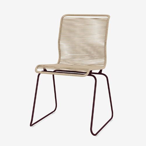 Montana Panton One Dining SH: 49 cm - Black Red/Paper Nature