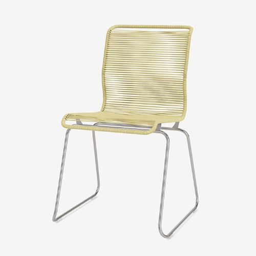Montana Panton One Dining SH: 49 cm - Stainless Steel/Vincent