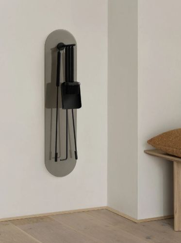 Blomus Ashi Kaminset 5-tlg. Wandmontage – Schwarz