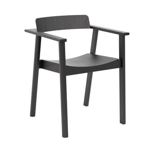 Please Wait To Be Seated Maiden Chair SH: 44 cm - Black