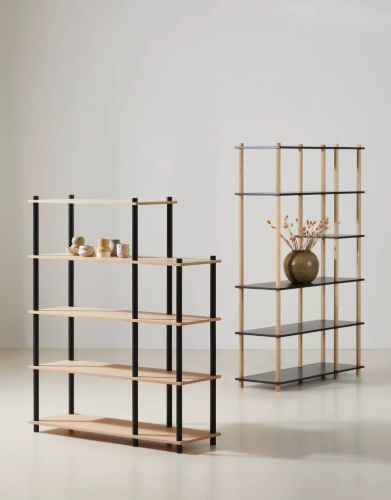 Woud Elevate Regalsystem 4 – Schwarz