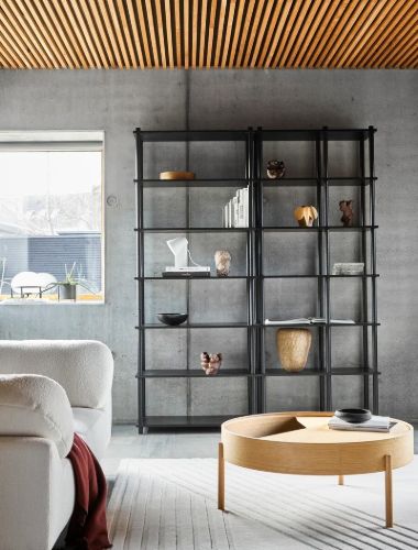 Woud Elevate Regalsystem 5 – Schwarz