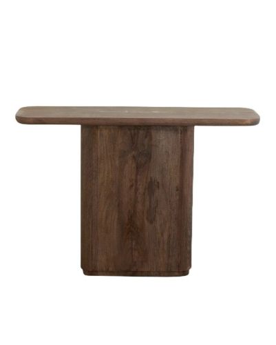 Nordal TOKE Console Table 120x40 cm - Dark Bown